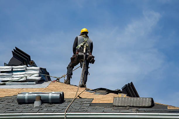 Professional Emergency Roof Repair technician working in Wabash, IN